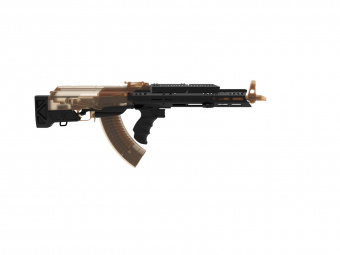 Комплект Буллпап АК с цевьем А-3 левого взвода для АК-74/АКМ (Для ВЕСЛА), LIHO TACTICAL