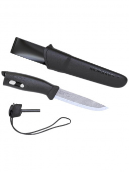 Нож Morakniv Companion Spark Black, нержавеющая сталь (13567)
