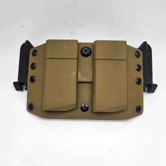 Комплект Подсумок под 2 магазина ПЯ Tactical Warrior, Койот / Пятка ПЯ +2 - 2шт, Легальный Арсенал