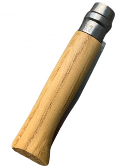 Нож Opinel №08 клинок 8,5см, нержавеющая сталь, рукоять дубовая (002021)