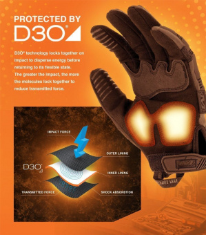 Перчатки Mechanix M-PACT, цвет Black, размер XL, для СВО