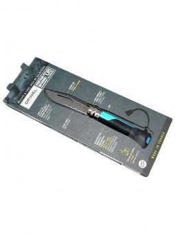 Нож Opinel №08 Outdoor, нержавеющая сталь, синий (001576)