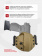 Комплект Кобура / Подсумок под 2 магазина для ПМ Tactical Warrior, Койот / Пятка ПМ +2 для рукоятки с рычагом сброса - 2шт, Легальный Арсенал