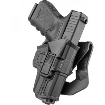 Кобура Fab Defense M1 G-9R с кнопкой для Glock 9 мм (правша), Черный