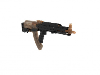 Комплект Буллпап АК с цевьем А-3 левого взвода для АК-74/АКМ (Для ВЕСЛА), LIHO TACTICAL