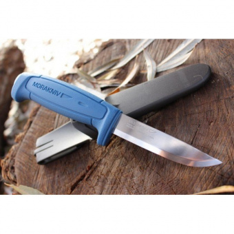 Нож Morakniv Basic 546, нержавеющая сталь, синий (12241)