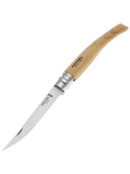 Нож филейный Opinel №10 клинок 10см, нержавеющая сталь, рукоять бук (002559)