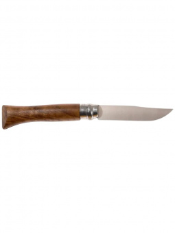 Нож Opinel №08 клинок 8,5см, нержавеющая сталь, рукоять ореховая (002022)