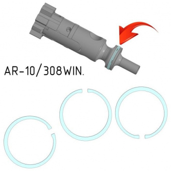 Комплект колец затвора (3 шт.) для AR-10, LAC (LAC0274)