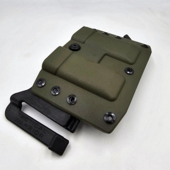 Подсумок спаренный под 2 магазина ПМ Tactical Warrior, Олива