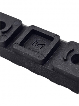 Планка Picatinny M-LOK на 7 слотов (полиамид), Black (черный), ARMACON