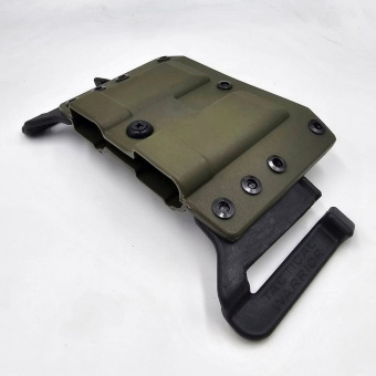 Подсумок спаренный под 2 магазина ПМ Tactical Warrior, Олива