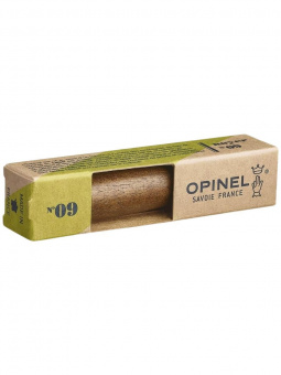 Нож Opinel №09 клинок 9см, нержавеющая сталь, рукоять ореховая (002425)