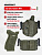 Комплект Кобура / Подсумок под 2 магазина / Накладка на рукоятку для ПЯ Tactical Warrior, Олива