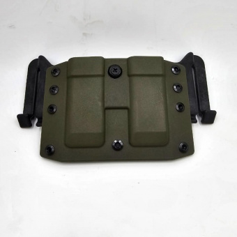Подсумок спаренный под 2 магазина ПМ Tactical Warrior, Олива