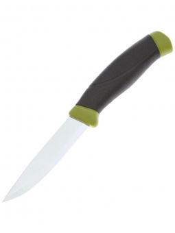 Нож Morakniv Companion Olive Green, нержавеющая сталь (14075)