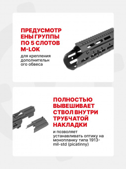 Шасси SAG S20053 MK3.1 ACR 5 M-LOK для АК-74/АКМ/Сайга