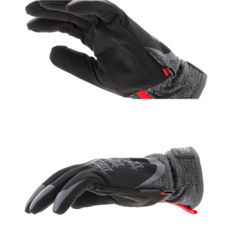 Перчатки Mechanix ColdWork FastFit, цвет Grey/Black, размер M, утеплённые, для СВО