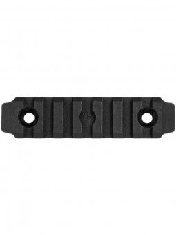 Планка Picatinny M-LOK на 7 слотов (полиамид), Black (черный), ARMACON