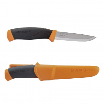 Нож Morakniv Companion S Burnt, нержавеющая сталь, оранжевый (14073)