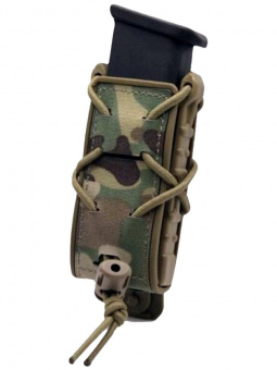 Подсумок под пистолетный магазин с креплением для системы MOLLE Tactical Warrior, Мультикам