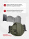 Комплект Кобура / Подсумок под 2 магазина для ПМ Tactical Warrior, Олива / Пятка ПМ +2 для штатной рукоятки - 2шт, Легальный Арсенал