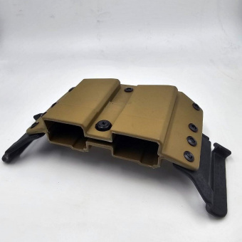 Комплект Подсумок под 2 магазина ПЯ Tactical Warrior, Койот / Пятка ПЯ +2 - 2шт, Легальный Арсенал