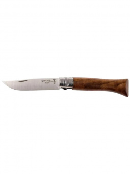 Нож Opinel №08 клинок 8,5см, нержавеющая сталь, рукоять ореховая (002022)