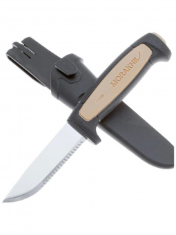 Нож Morakniv ROPE серрейторная заточка, нержавеющая сталь (12245)