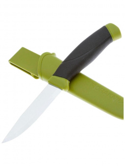 Нож Morakniv Companion Olive Green, нержавеющая сталь (14075)
