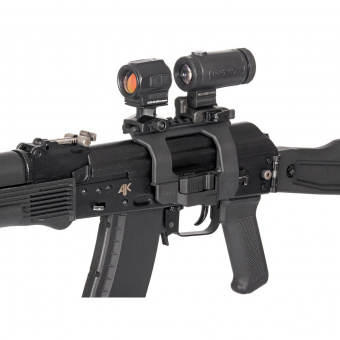 Кронштейн SAG S20128 AK TAC боковой быстросъёмный Picatinny/ACOG для АК/Вепрь/Сайга