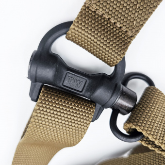 Ремень MS4- с двумя быстросъёмными антабками Tactical Warrior тактический, Койот