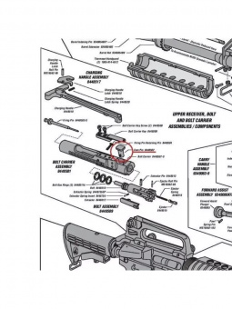 Радиусный пин затвора AR-15 (Circular CAM Pin) LAC, (LAC0176)
