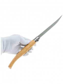 Нож филейный Opinel №15 клинок 15см, нержавеющая сталь, рукоять бук (002561)