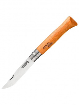 Нож Opinel №12 клинок 12см, углеродистая сталь, рукоять бук, блистер (001256)