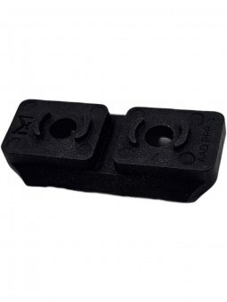 Планка Picatinny M-LOK на 3 слота (полиамид), Black (черный), ARMACON