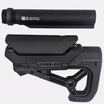 Комплект Приклад Fab Defense GL-CORE S CP с упором для щеки / Труба Com-Spec 185мм, ARMACON