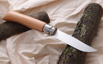 Нож Opinel Tradition №10 клинок 10см, нержавеющая сталь, рукоять бук (123100)