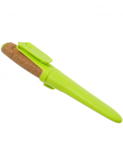 Нож Morakniv Floating Knife (S) Lime, нержавеющая сталь, рукоять пробка (13686)