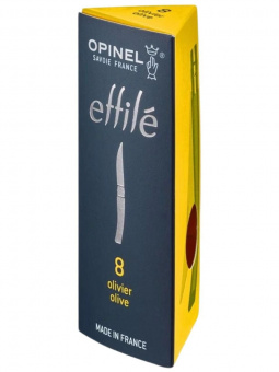 Нож филейный Opinel №08 клинок 8см, нержавеющая сталь, рукоять оливковое дерево (002563)