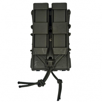Подсумок спаренный под магазин AK и пистолетный магазин с креплением MOLLE Tactical Warrior, Олива