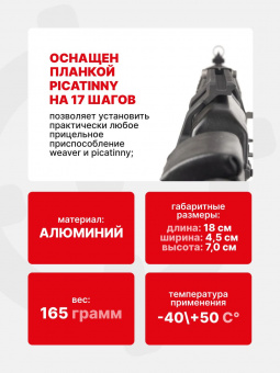 Кронштейн SAG S20021 боковой для СВД/Тигр - Picatinny/Weaver, низкий