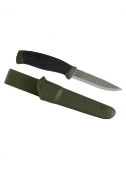 Нож Morakniv Companion MG (S), нержавеющая сталь, цвет хаки (11827)