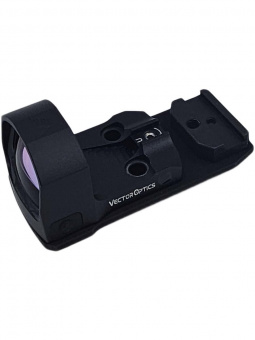 Комплект Прицел коллиматорный Vector Optics Frenzy-S 1x17x24 MOS MULTI RETICLE + Площадка на пистолет ПЛК/Glock/Тень-37 (Платформа MAG), Легальный Арсенал