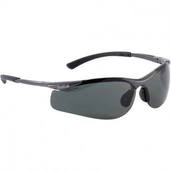 Очки защитные Bolle Contour, пластик черные (Lens: Grey CSP Polarized)