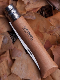 Нож Opinel Tradition №10 клинок 10см, нержавеющая сталь, рукоять бук (123100)
