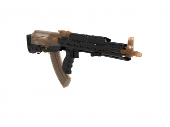 Комплект Буллпап АК с цевьем А-3 левого взвода для АК-74/АКМ (Для ВЕСЛА), LIHO TACTICAL