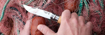 Нож Opinel №08 клинок 8,5см, нержавеющая сталь, рукоять бук, блистер (000405)