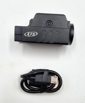 Тактический фонарь пистолетный с б.с. креплением, зарядка USB-С, 800 LM
