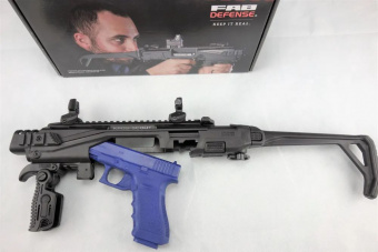 Преобразователь пистолета в карабин Glock 17-19 Fab Defense KPOS scout advanced Green